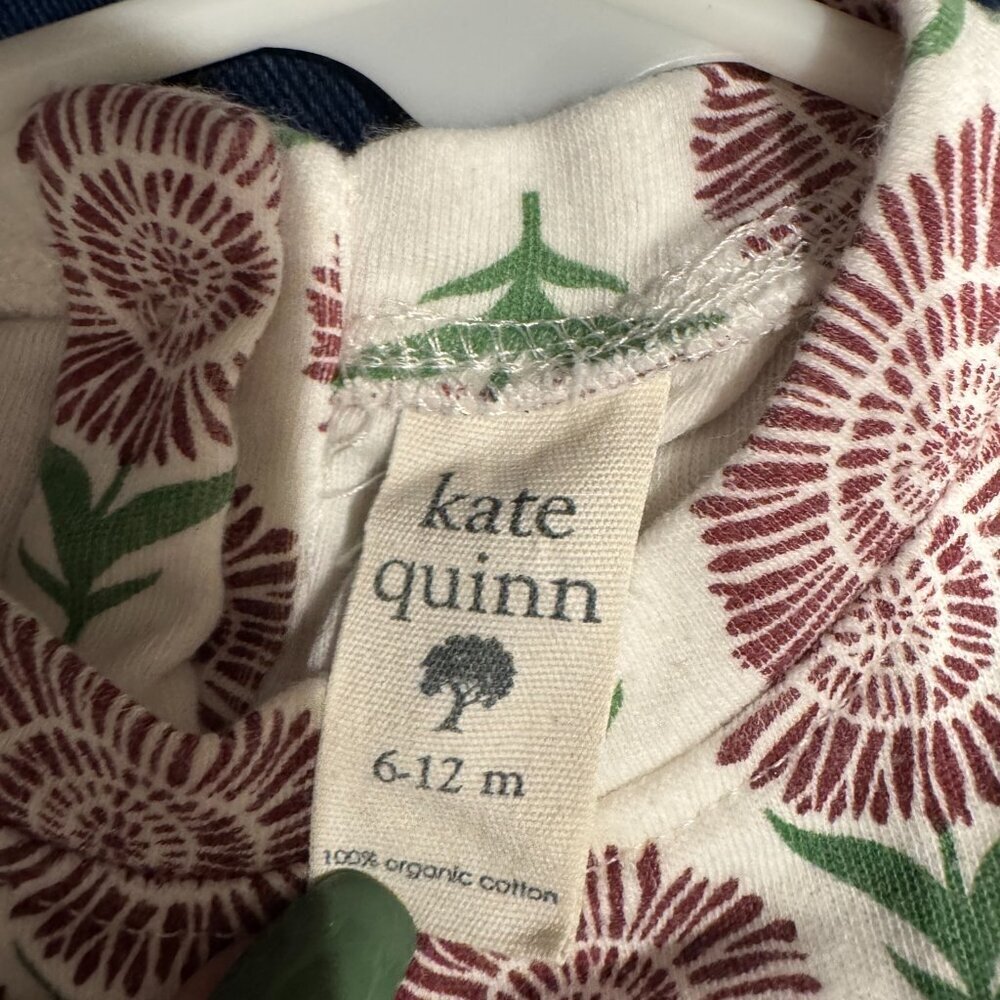 Kate Quinn sleeveless drop waist gathered top mountain berry daisy 6-12m - Picture 5 of 6